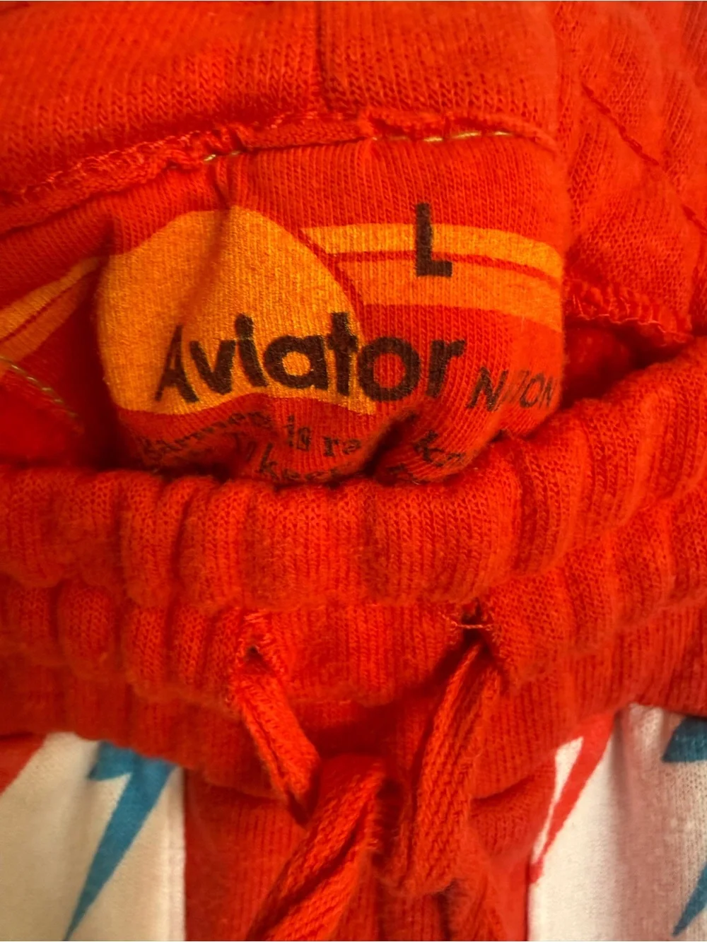 Aviator Nation Red Lightning Bolt Sweatpants- L - Picture 2 of 5